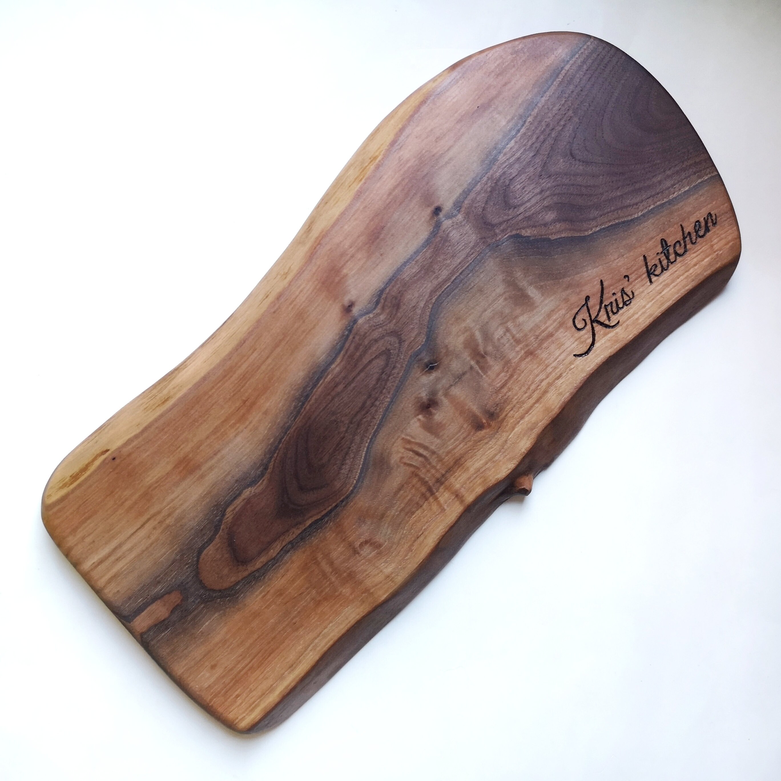 Large Engraved Cutting Board Live Edge Serving Board Etsy Canada