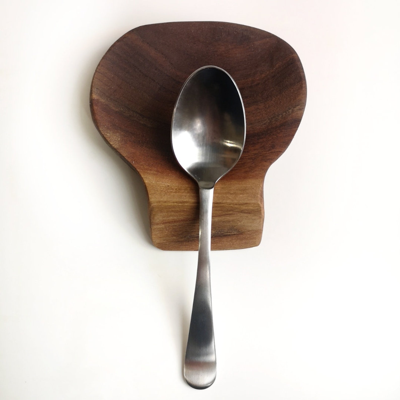 Spoon Rest for Kitchen Wooden Spoon Holder Wood House Etsy