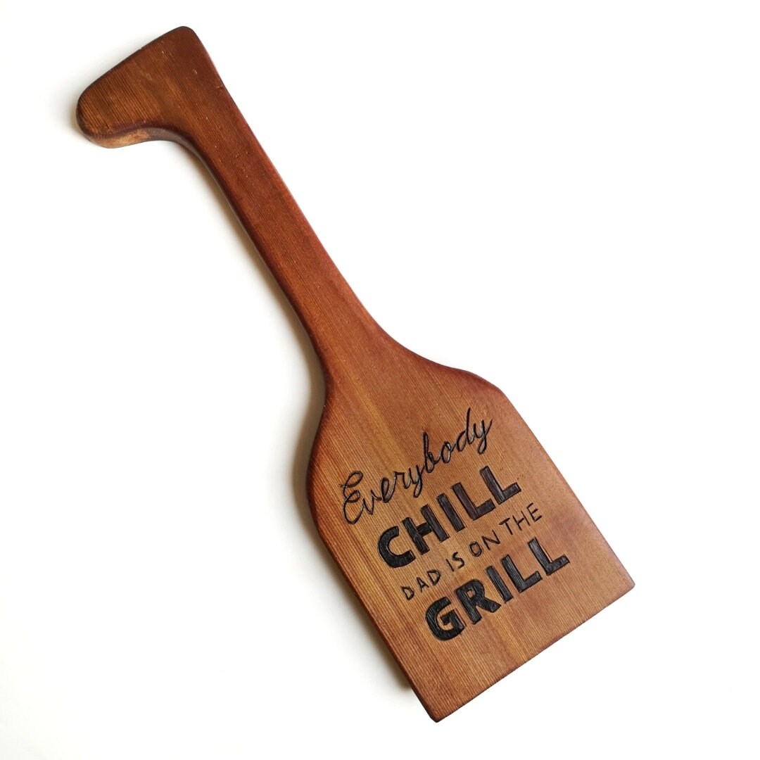 Wooden BBQ Scraper Cedar Scraper Grill Cleaner Gifts For Fathers