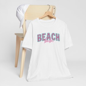 Beach vibes on Adult Jersey Short Sleeve Tee