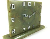 Antique art deco onyx clock