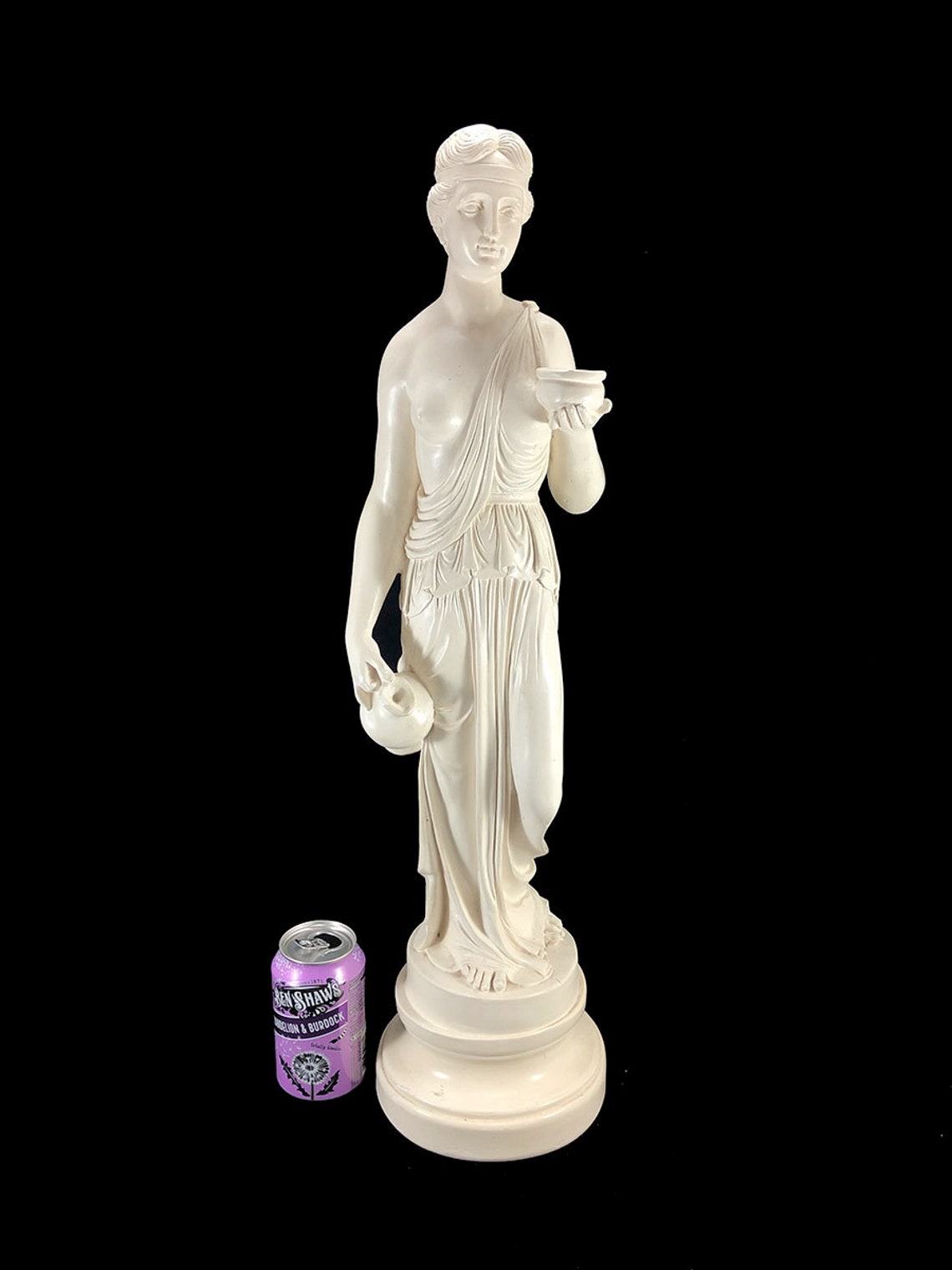 Large plaster of Paris sculpture of a water carrier Etsy