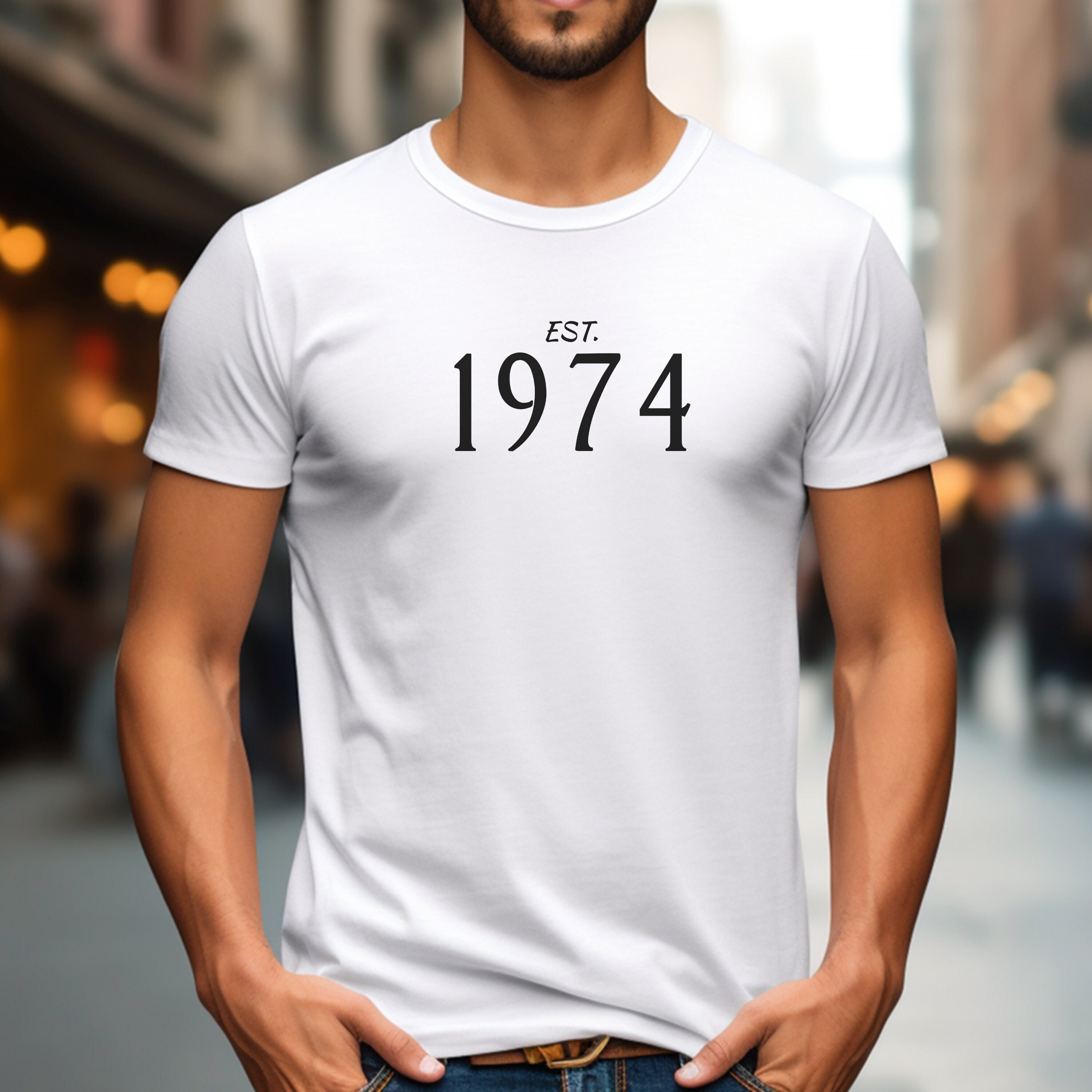 Est 1974 Shirt 50th Birthday Gift for Men Funny 50th Birthday Shirt for ...