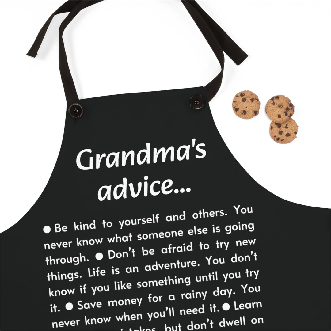 Custom Grandma Apron Great Grandma Gift Apron for Grandma Etsy