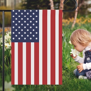 American Flag Garden Flag, USA Patriotic Flag, American Garden Flag, USA House Banner American Flag Decor 4th of July Memorial Day Labor Day
