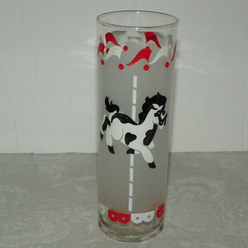 Set of Libbey Carousel Circus Zoo Animal Tumblers Glasses with Etsy