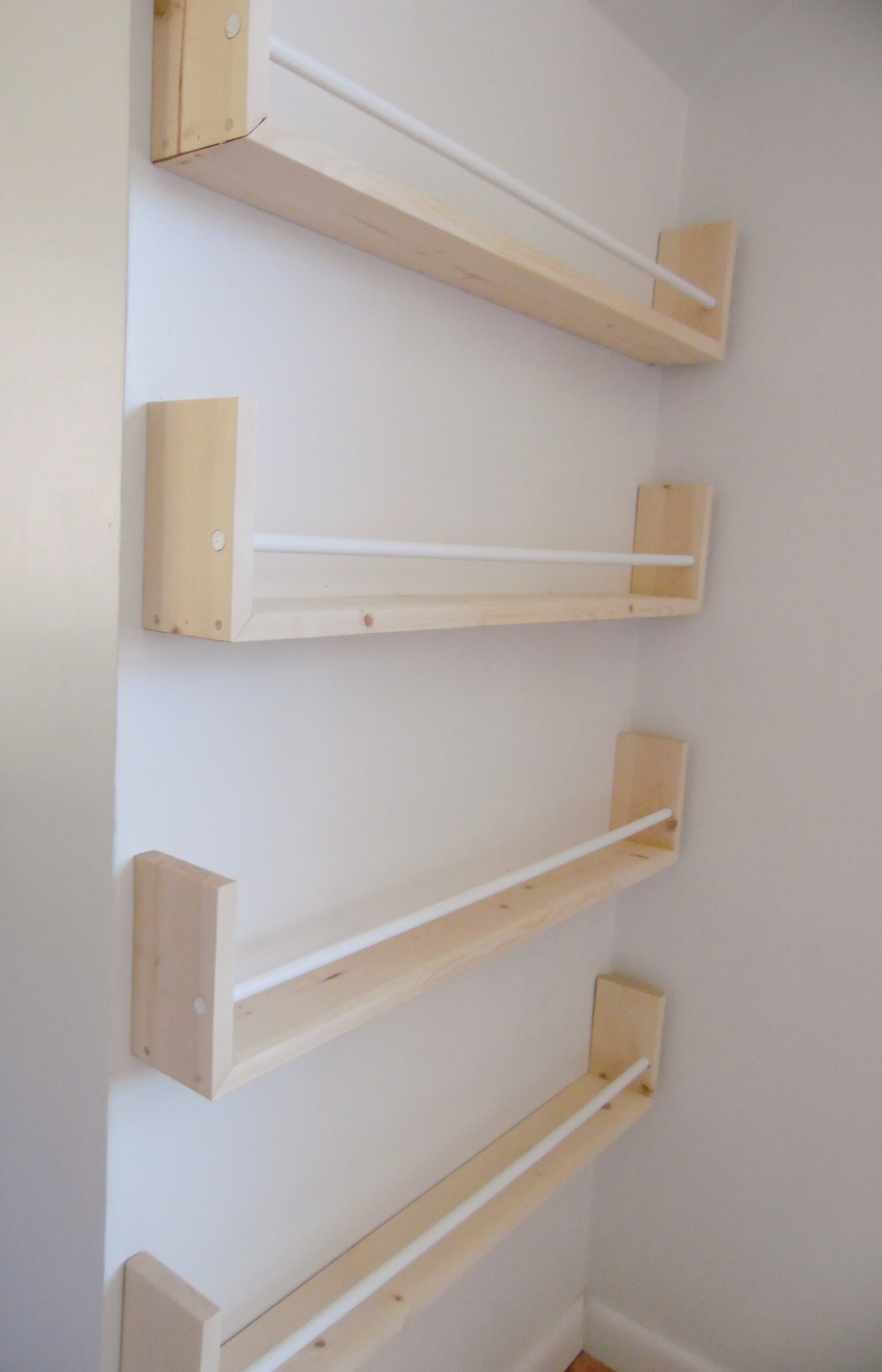 Nursery Bookshelf Natural Pine And Painted Bar Small Space Etsy Nursery Bookshelf Natural Pine And Painted Bar Small Space Etsy