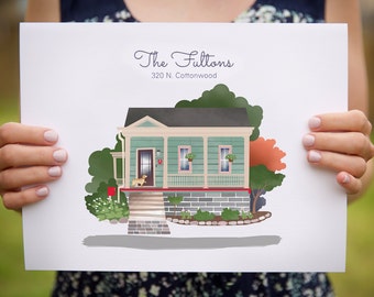 Custom House Portrait - Digital Add-On