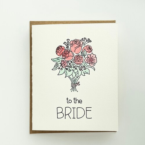 Bride to Be Card Bridal Shower Card Getting Married Card Etsy