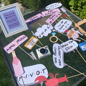 Friends Themed Photo Booth Requisiten - Printable