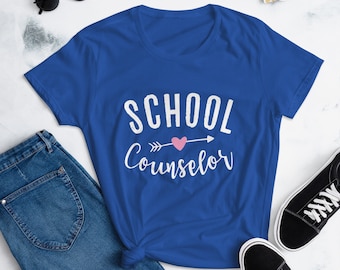School Counselor Cute Shirt, counseling department outfit, counselor gift, school counselor tee, counseling department Women's cut t-shirt