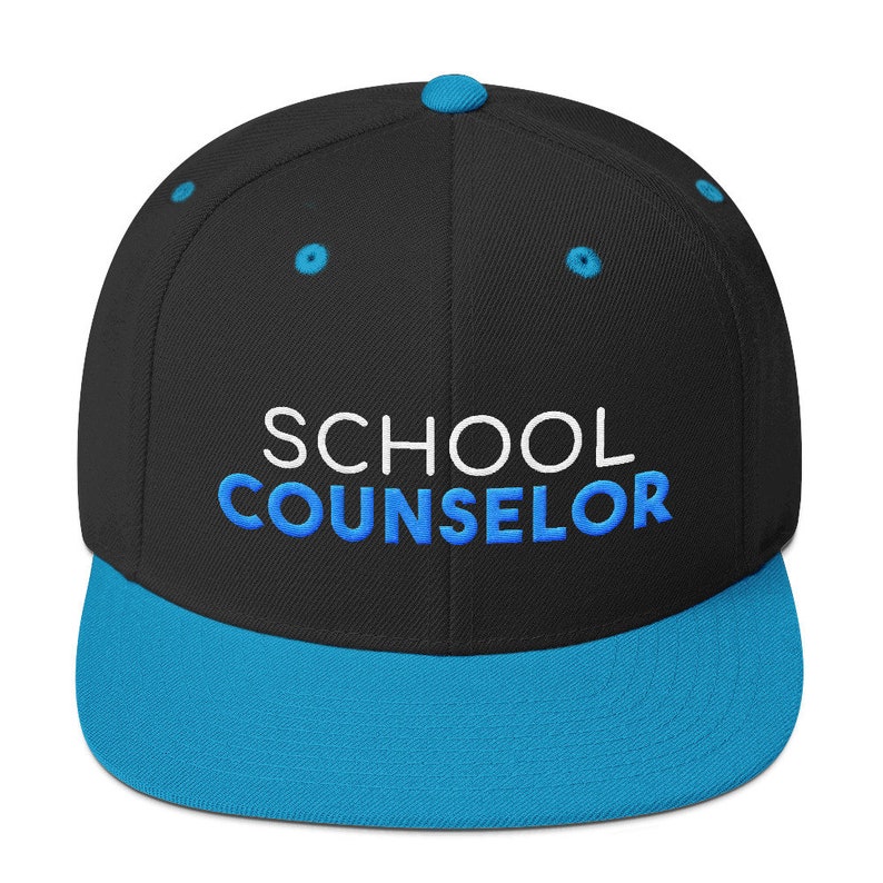 School Counselor School Counseling School Counselor Embroidered SnapBack Hat image 1