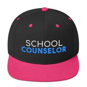 School Counselor School Counseling School Counselor Embroidered SnapBack Hat image 4