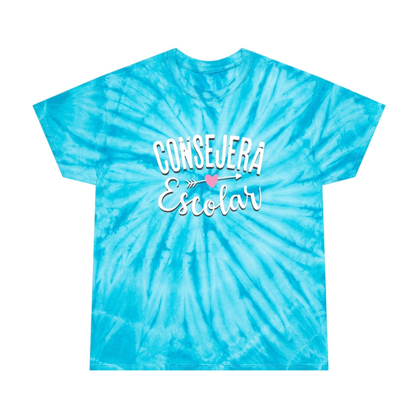 Fun Tiedye School Counselor in Spanish Tee Shirt Bilingual Etsy UK