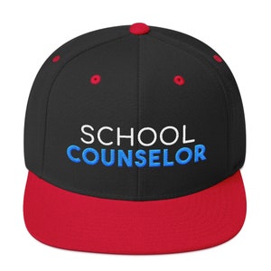 School Counselor School Counseling School Counselor Embroidered SnapBack Hat image 7