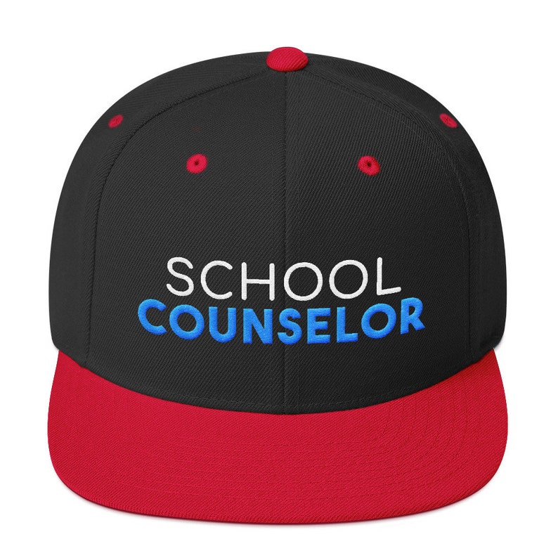 School Counselor School Counseling School Counselor Embroidered SnapBack Hat image 7