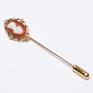 Vintage Cameo Stick Pin