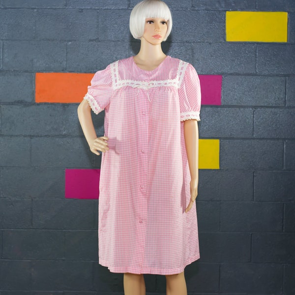 Pink Gingham Pajamas Etsy