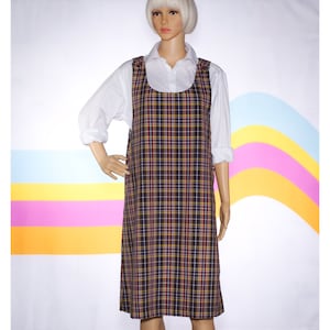 Plaid Jumper Dress - Etsy