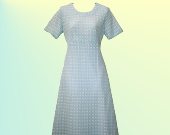 light blue flapper dress