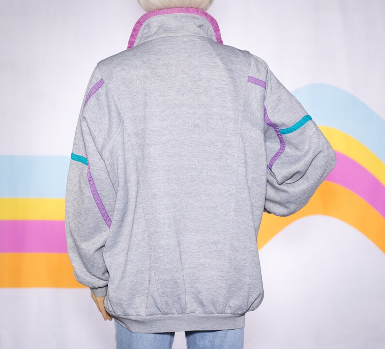 Vintage 1990s Reversible Jacket Sweatshirt Large / XL 20 image 5