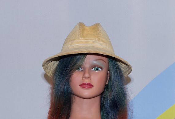 Vintage 1980s Corduroy Hat - image 1