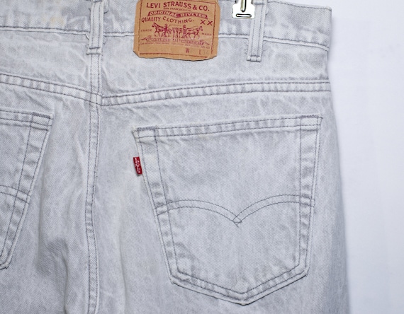 Vintage 1980s Levi's 506 Gray Jeans | Medium / La… - image 1