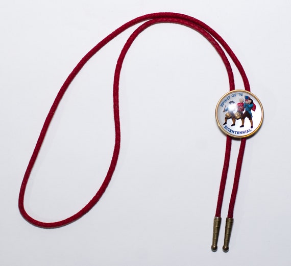 Vintage 1970s Bicentennial Bolo Tie - image 2