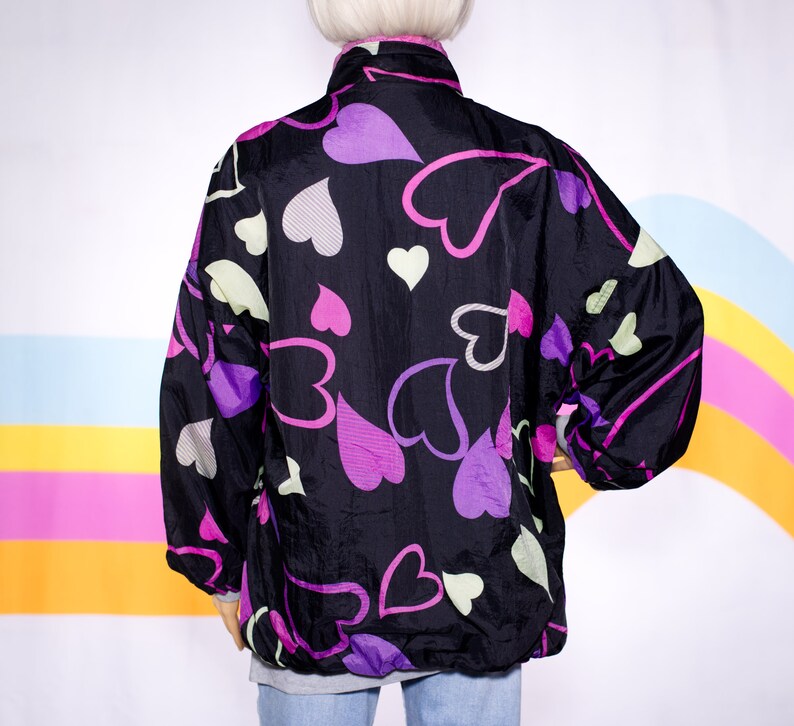 Vintage 1990s Reversible Jacket Sweatshirt Large / XL 20 image 3