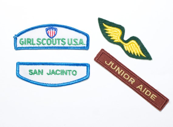 Vintage 1980s Girl Scout Patch Badges - image 1