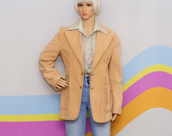 Vintage 1970s Corduroy Blazer | Small / Medium - image 1