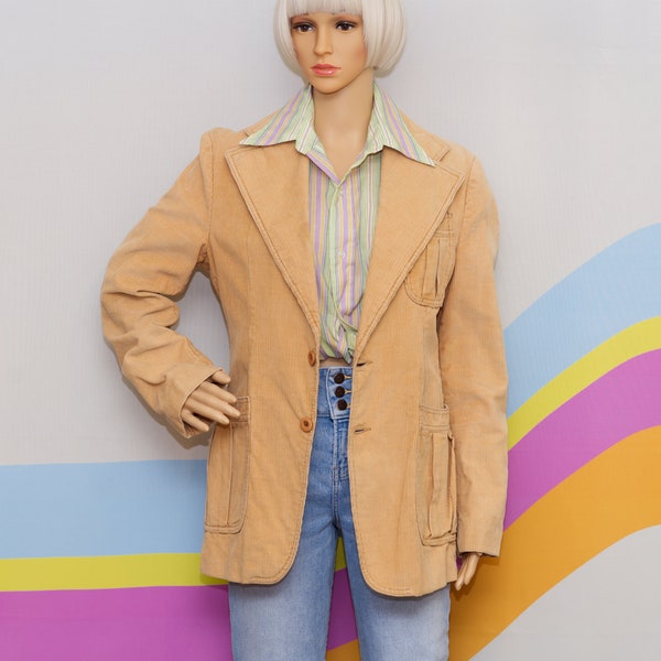 Vintage 1970s Corduroy Blazer | Small / Medium