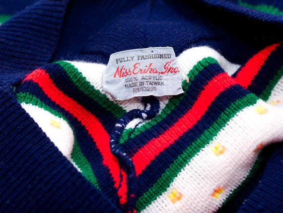 Vintage 1970s Sweater Poncho - image 5