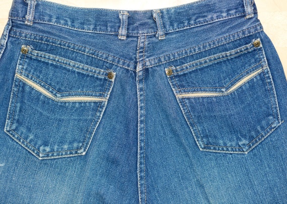 Vintage 1970s Grapevines Jeans | 70s High-Waisted