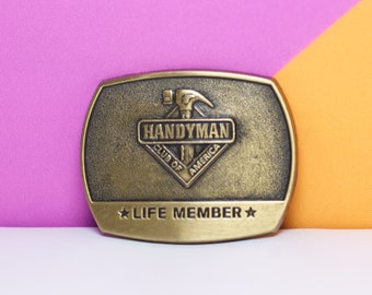 Vintage Handyman Club of America Belt Buckle