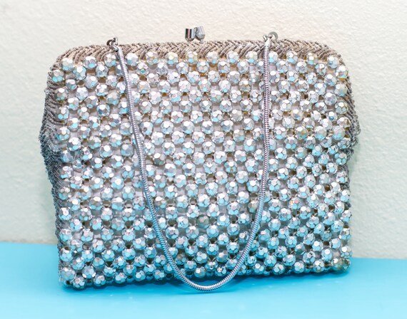 Vintage Beaded Cocktail / Evening Handbag - image 1