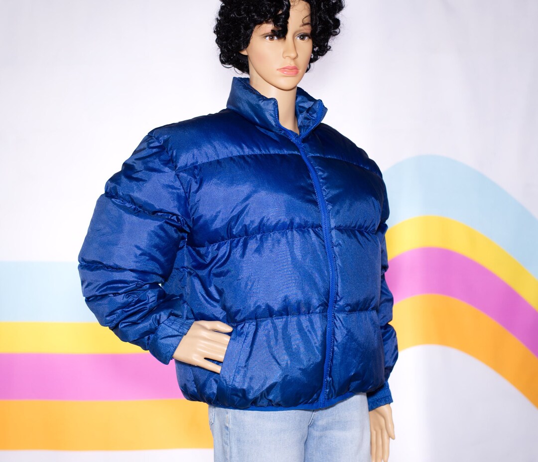 Veste Vintage GAP En Velours Côtelé Bleu Marine - Taille 8 (S), Coupe Swing, Occasion Très Bon état
