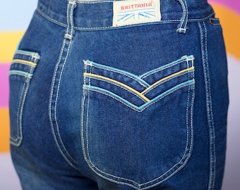 Rare Vintage 1980s Brittania Jeans | X-Small | i-17