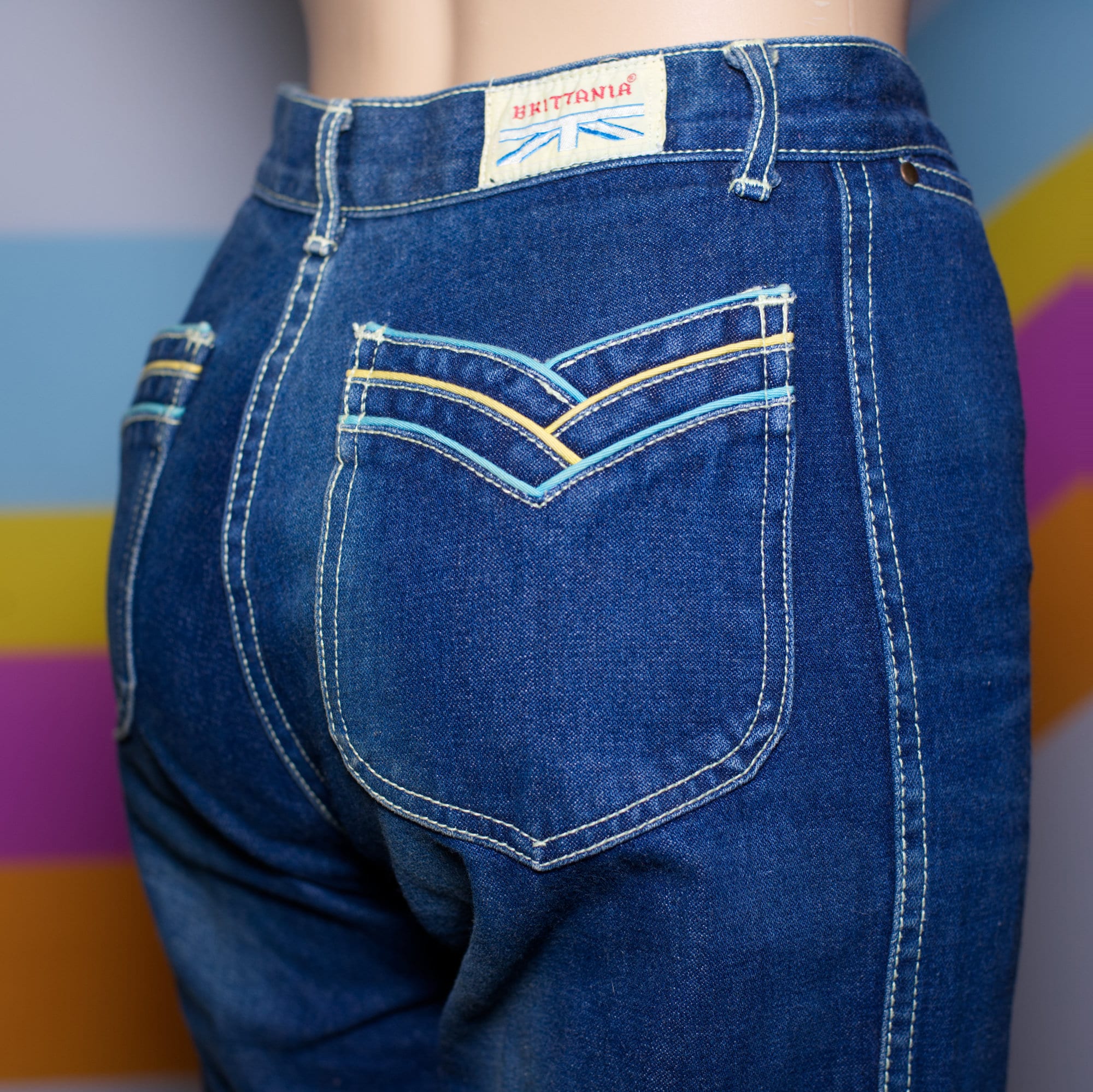 Rare Vintage 1980s Brittania Jeans | X-small | I-17 - Etsy