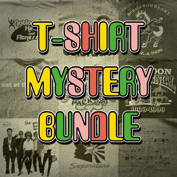 Vintage & Novelty Tees Set of 3 Mystery T-shirts - Etsy