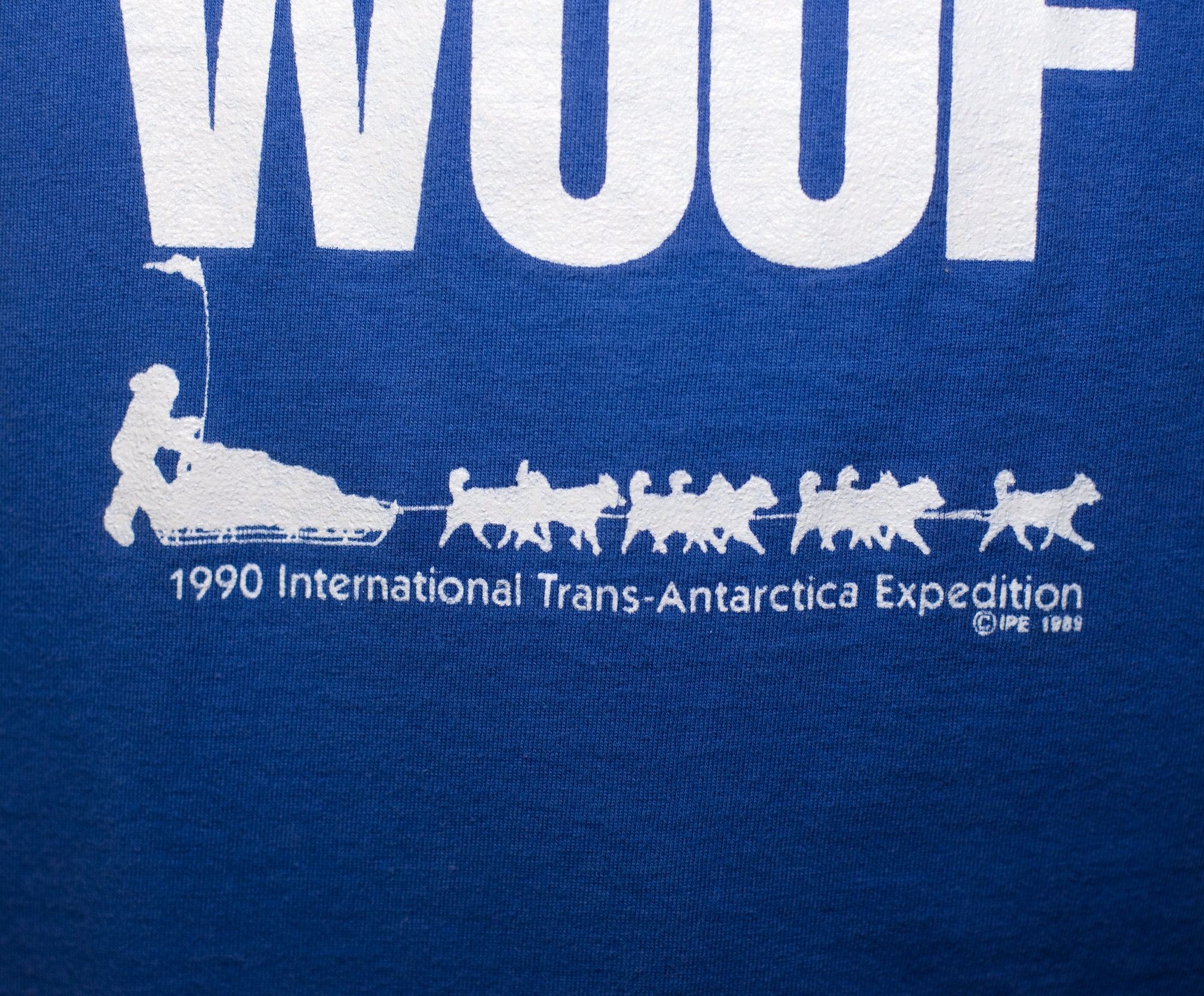 Vintage 1990 International Trans-antartica Expedition T-shirt 