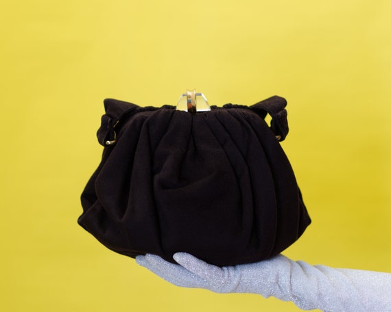 Vintage 1950s Coblentz Handbag with Lucite Clasp - image 7
