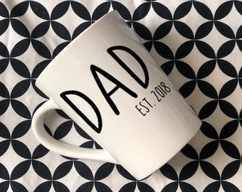 Dad Mug // Father's Day Gift // New Dad Gift // Dad Cup //Dad Coffee Cup // Customizable // Wonderfully Made Creations