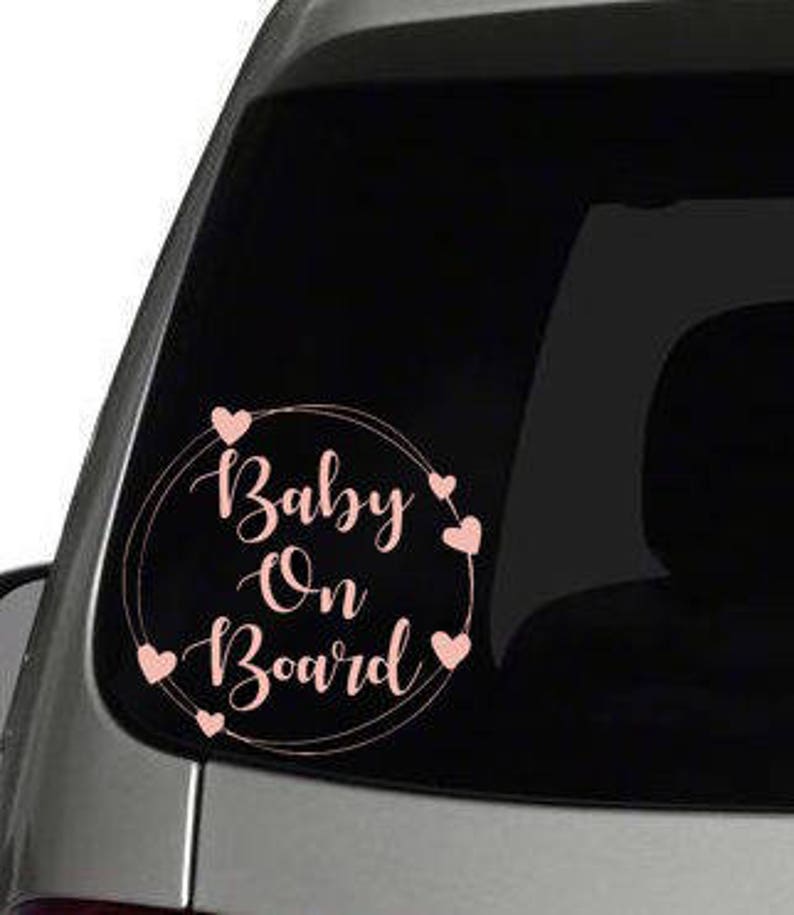 Baby on Board Decal // Baby on Board Sticker // Car Decal // Etsy