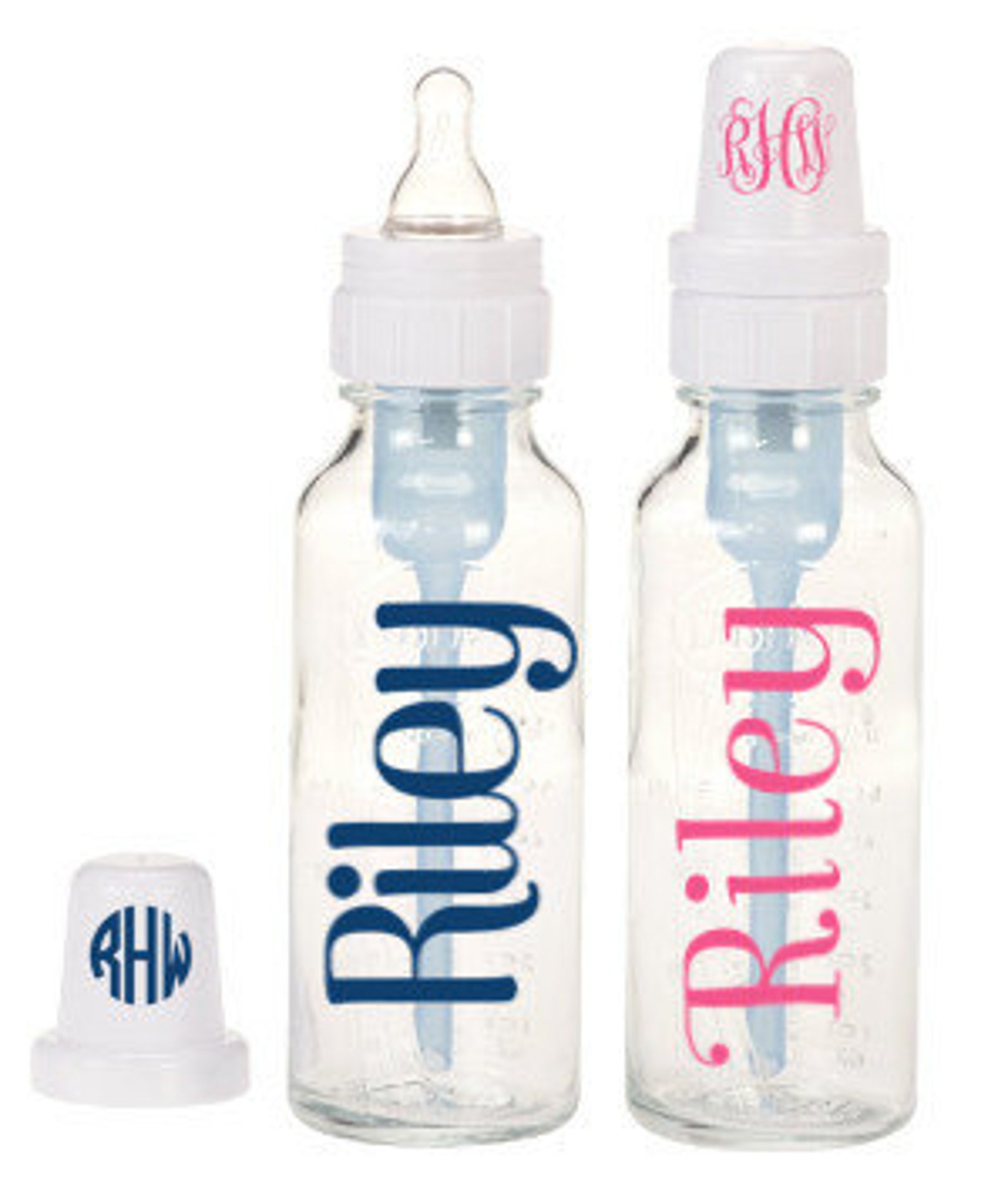 Baby Bottle Labels // Baby Bottle Stickers // Set of 2 // Etsy