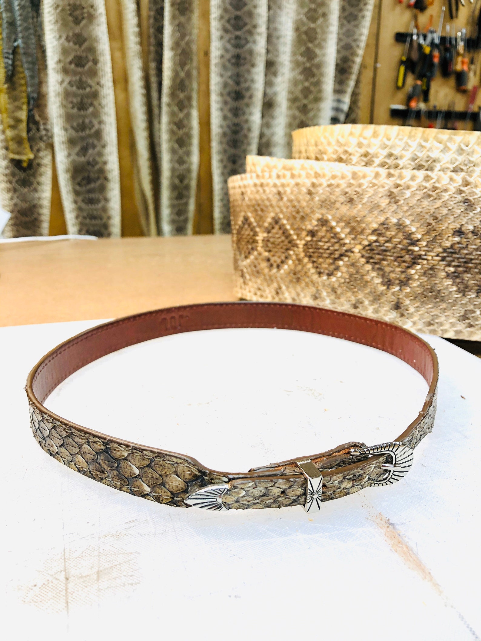 Diamondback Rattlesnake Hatband - Etsy
