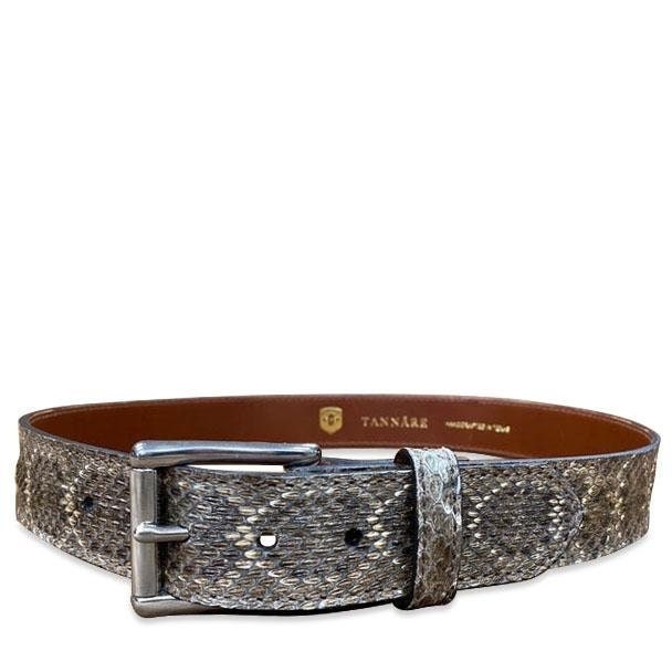 Leather belt with genuine Western Diamondback Rattle Snake billets Rattlesnake Belt Accessoires Riemen & bretels Riemen Made in USA! 