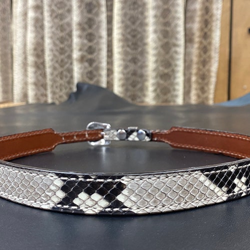 Genuine Python Leather Hatband shops