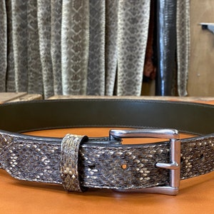 Diamondback Rattlesnake Taper Belt