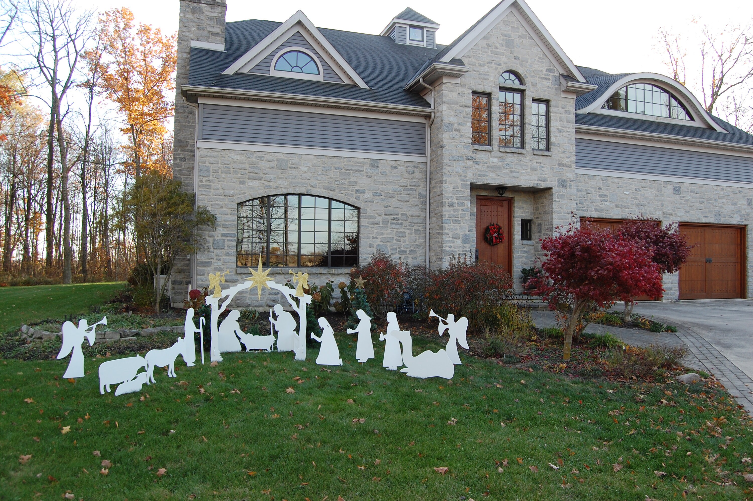 Large outdoor nativity set | Etsy